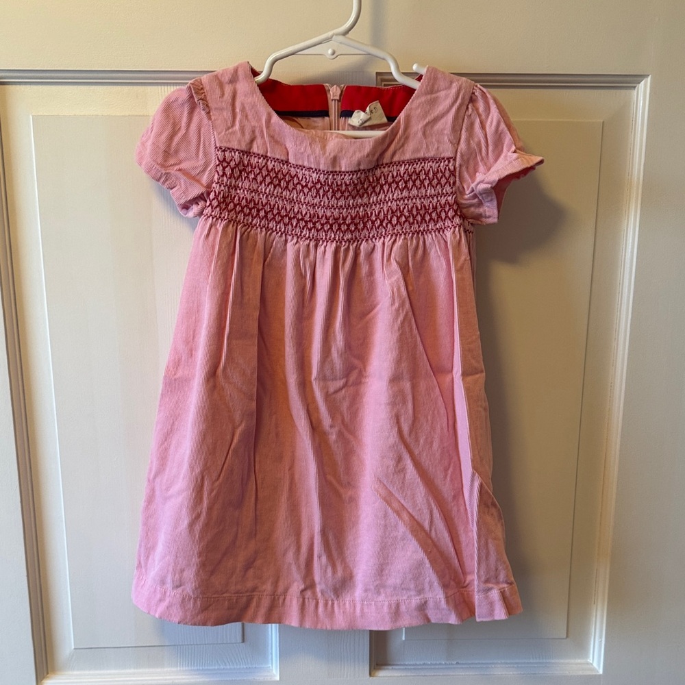 Pink Corduroy Dress
